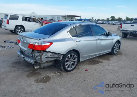 2013 Honda Accord Sport from USA, damaged, VIN 1HGCR2F59DA134542